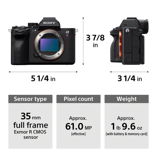 Sony Alpha a7R V Full-frame Mirrorless Interchangeable Lens Camera